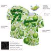 Custom White Aurora Green-Black 3D Pattern Design Summer Holiday Fruit Performance T-Shirt - Image 2