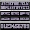 Custom Stitched Black Gray-Purple Football Pullover Sweatshirt Hoodie - Image 3