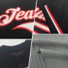 Custom Gray Neon Green-Black Mesh Authentic Throwback Baseball Jersey - Image 2