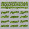 Custom Gray Neon Green-Black Mesh Authentic Throwback Baseball Jersey - Image 4