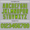 Custom Gray Neon Green-Black Mesh Authentic Throwback Baseball Jersey - Image 5