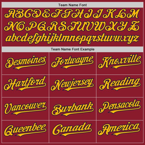 Custom Maroon Navy-Gold Mesh Authentic Throwback Baseball Jersey - Image 4