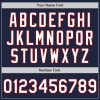 Custom Navy White-Red Authentic Baseball Jersey - Image 5