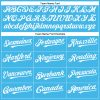 Custom Sky Blue White Authentic Baseball Jersey - Image 4